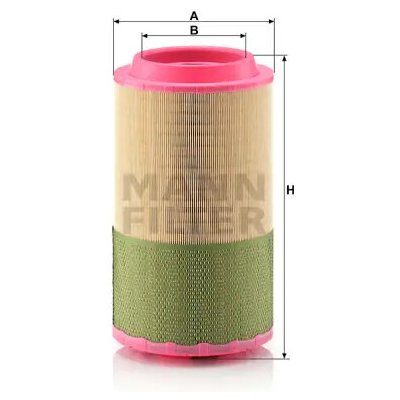 MANN FILTER Vzduchový filtr C 24 745/1 – Hledejceny.cz