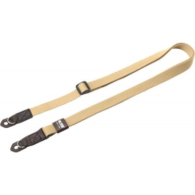 Artisan & Artist ACAM 100A Slim & Soft Cloth Camera strap Leica M mirrorless w Ring Beige – Sleviste.cz