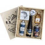 dárková dřevěná bedna Ryby volají a já musím jít – Sleviste.cz