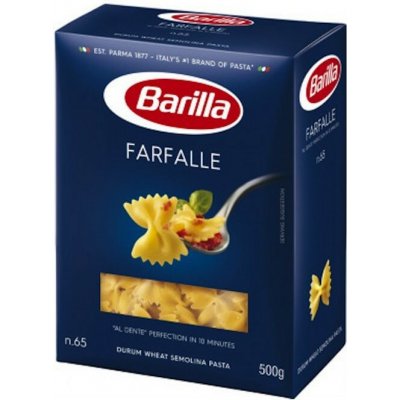 Barilla Farfalle Nr. 265 0,5 kg – Hledejceny.cz