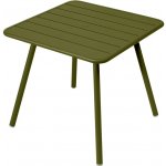 Fermob Luxembourg 80 x 80 cm - odstín pesto kovový stůl Zelený – Hledejceny.cz