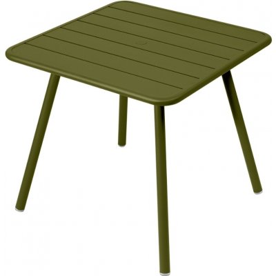 Fermob Luxembourg 80 x 80 cm - odstín pesto kovový stůl Zelený – Hledejceny.cz