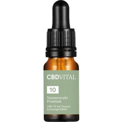 CBD Vital Přírodní extrakt PREMIUM CBD olej 10% 1000 mg 10 ml