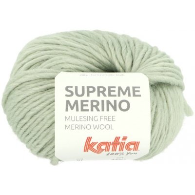 Katia Supreme Merino 81 zelená šedá