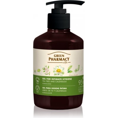 Green Pharmacy Marigold & Tea Tree Gel for Intimate Hygiene gel na intimní hygienu 370 ml – Zboží Dáma