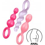 Satisfyer Booty Call anální kolík sada barevná 3 ks – Sleviste.cz