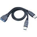 Akasa AK-CBUB12-30BK USB 3.0, externí, 30cm