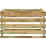 VidaXL Laťkový 120x120x70 cm impregnované borovice – Zboží Mobilmania