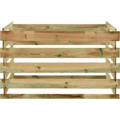 VidaXL Laťkový 120x120x70 cm impregnované borovice – Zboží Mobilmania