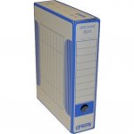 Emba archivační box vnitřní modrý potisk 33 x 26 x 7,5 cm – Hledejceny.cz