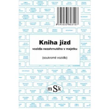 MSK 310 Kniha jízd soukromého vozidla