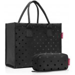 Reisenthel Taška přes rameno Daily Shopper set #1 glossy dots black – Zboží Mobilmania