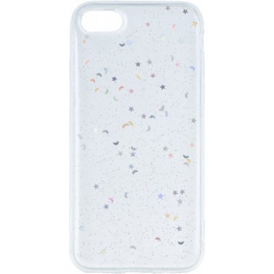 Pouzdro TopQ iPhone SE 2020 Glitter Moon průhledný – Zboží Mobilmania