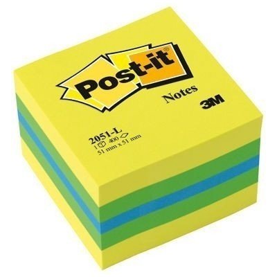 Bloček Post-it 2051-L, 51x51 mm, 400 lístků, žlutý – Hledejceny.cz