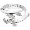 Prsteny Hot Diamonds Stříbrný prsten Emozioni Alloro se zirkony ER023 o 50 b