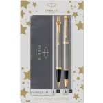 Parker Royal I.M. Brushed Metal GT 1501/2573217 sada keramického a kuličkového pera – Zboží Živě