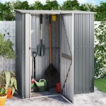 vidaXL 150904 180,5 x 97 x 209,5 cm šedá – Hledejceny.cz