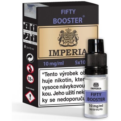 Fifty Booster IMPERIA 5x10ml PG50-VG50 10mg – Zboží Dáma