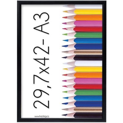 TRADAG Polaris černý 29,7 x 42 /A3/plexi – Zboží Živě