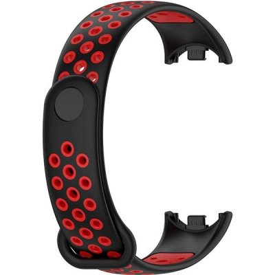 Drakero Silikonový řemínek performance pro Mi Band 8 černo-červený 20020 – Zboží Mobilmania