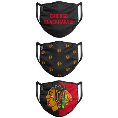 Foco roušky Chicago Foco blackhawks set dospělá 3 ks – Sleviste.cz
