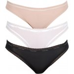 Calvin Klein 3PACK dámská tanga vícebarevné QD3802E FIY – Hledejceny.cz