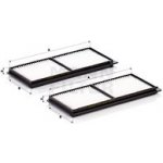 Filtr, vzduch v interiéru MANN-FILTER CU 23 001-2 – Hledejceny.cz