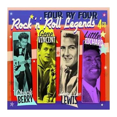 4 Chuck Berry - Four By Four Rock 'n' Roll Legends CD – Hledejceny.cz