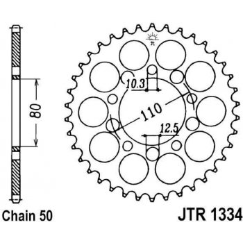 JT Sprockets JTR 1334-43