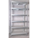 Biedrax Regál 60 x 120 x 240 cm 6 polic pozink – Zboží Dáma