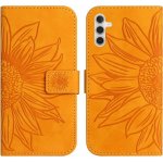 Pouzdro PROTEMIO 53005 ART SUN FLOWER Peněženkové pouzdro s řemínkem Samsung Galaxy A04s žluté – Zbozi.Blesk.cz