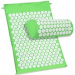 FIT Life AG483B Akupresurní podložka 65 x 40 x 2 cm s polštářem 14 x 37 x 10 cm modro-bílá – Zboží Mobilmania