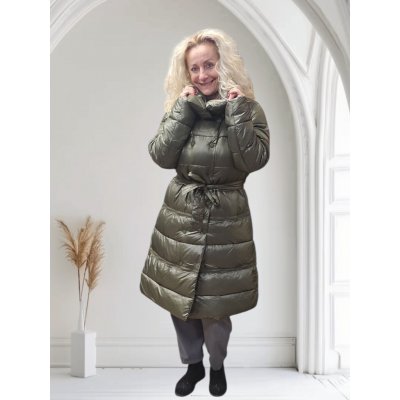 Dámský zimní kabát 3 v 1 khaki – Hledejceny.cz