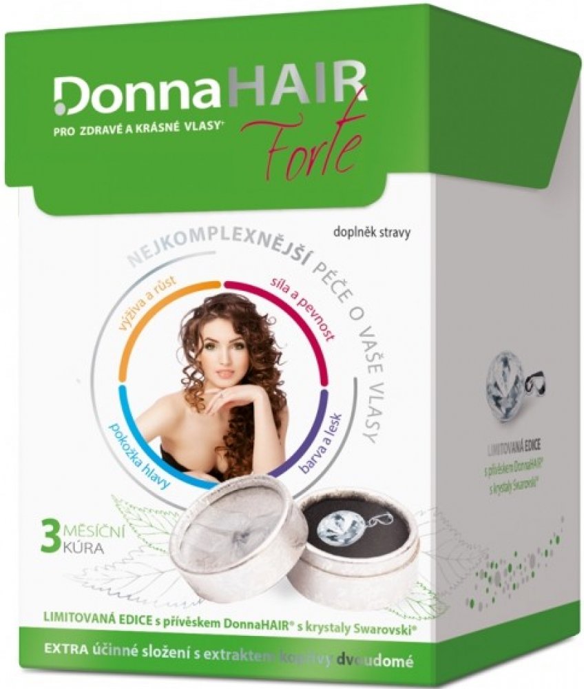 Donna Hair Forte 3 měsíční kúra 90 kapslí | Srovnanicen.cz