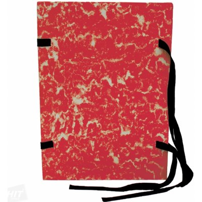 HIT Office Spisové desky A4 s tkanicí červené 25 ks – Zboží Mobilmania