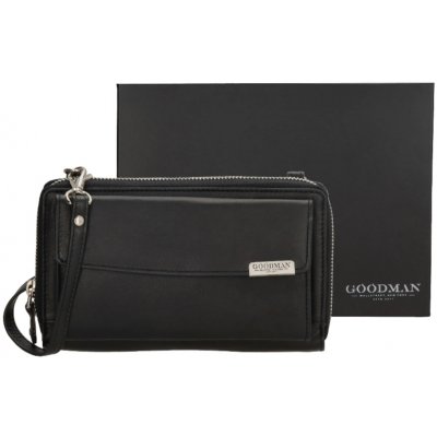 GOODMAN dámská crossbody kabelka a peněženka v jednom černé – Sleviste.cz