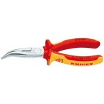 KNIPEX kleště půlkulaté 160mm, VDE 1000V, zahnuté 2526160 – Zboží Dáma