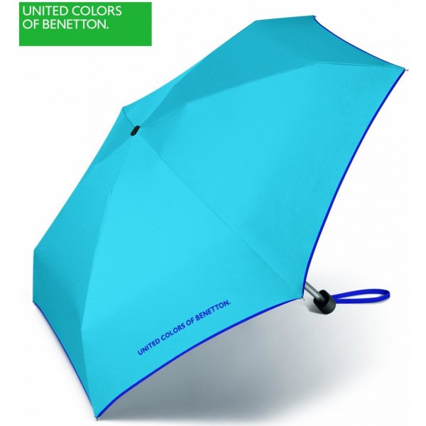 Skládací deštník Ultra Mini flat 56423 tyrkysový Benetton od 450 Kč -  Heureka.cz