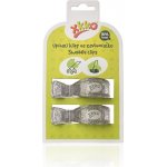 Kikko klipy 2ks Metallic silver – Zboží Dáma