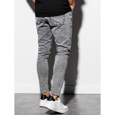 Ombre Clothing Pánské džínové kalhoty Irm šedá – Zboží Mobilmania
