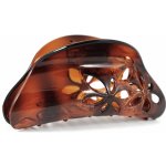 Skřipec do vlasů Barva: hnědá průsvitná – Zboží Dáma