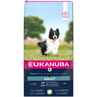 Eukanuba Adult Small & Medium Breed Lamb & Rice 12 kg