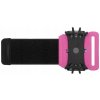 Pouzdro a kryt na mobilní telefon Pouzdro AppleMix Sportovní držák / Apple iPhone - látkové / silikonové - pásek na ruku - černé / růžové