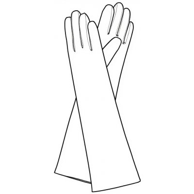 Kreibich Dámské rukavice bezpodšívkové polodlouhé bílá – Zbozi.Blesk.cz