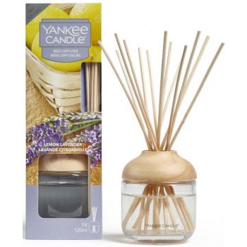 Yankee Candle Fragranced Reed vonná stébla Lemon Lavender Citrón s levandulí 120 ml