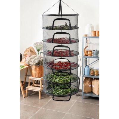 Sušící síť Clever Grow černá – 6 pater (černá) – Zboží Dáma