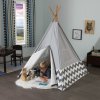 Dětská teepee KidKraft Teepee šedá