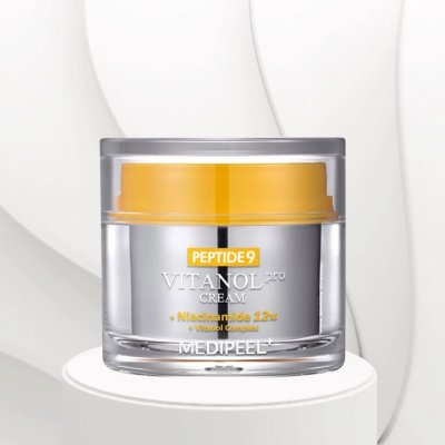 Medi-Peel - Peptide 9 Vitanol Cream Pro - Rozjasňující protivráskový krém s peptidy a niacinamidem 50 ml – Zboží Dáma