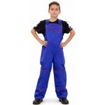 Krtex Retro Dětské montérkové kalhoty s laclem modré – Sleviste.cz