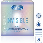 Durex Invisible Extra Lubricated 3 ks – Hledejceny.cz